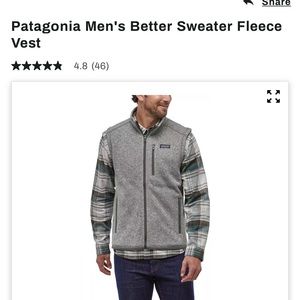 Men’s Patagonia Better Sweater Fleece Vest